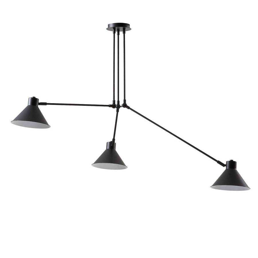 Lampadari moderni: metallo e forme slim 1